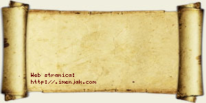 Vladislava Bzeničanin vizit kartica